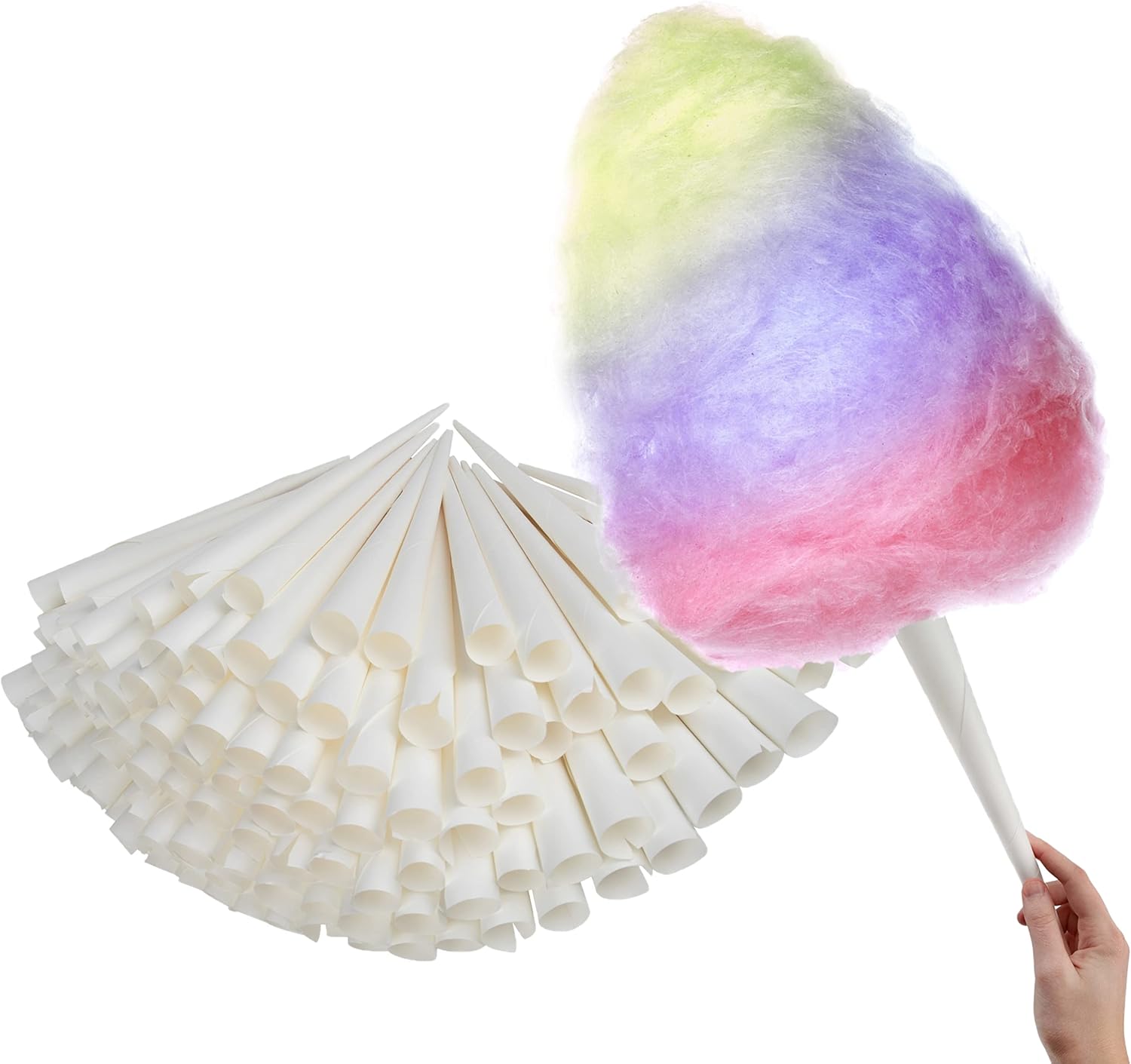 Cotton candy cones